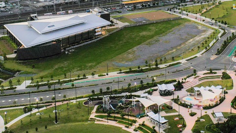 Aerial image of The Mill