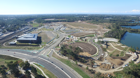 Aerial of the Mill site