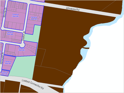 Extractive Industry zone map example